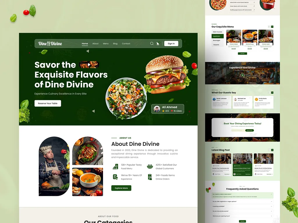 Dine Divine — Restaurant