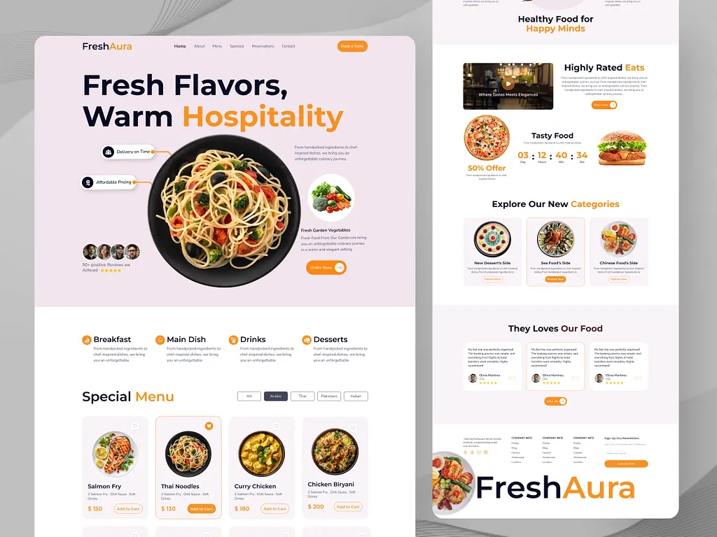 FreshAura — Hospitality