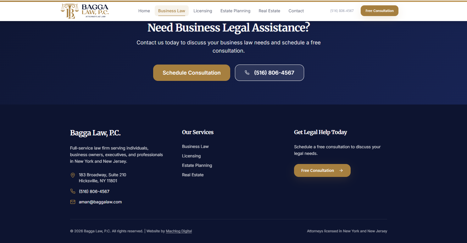 Bagga Law — Brand System